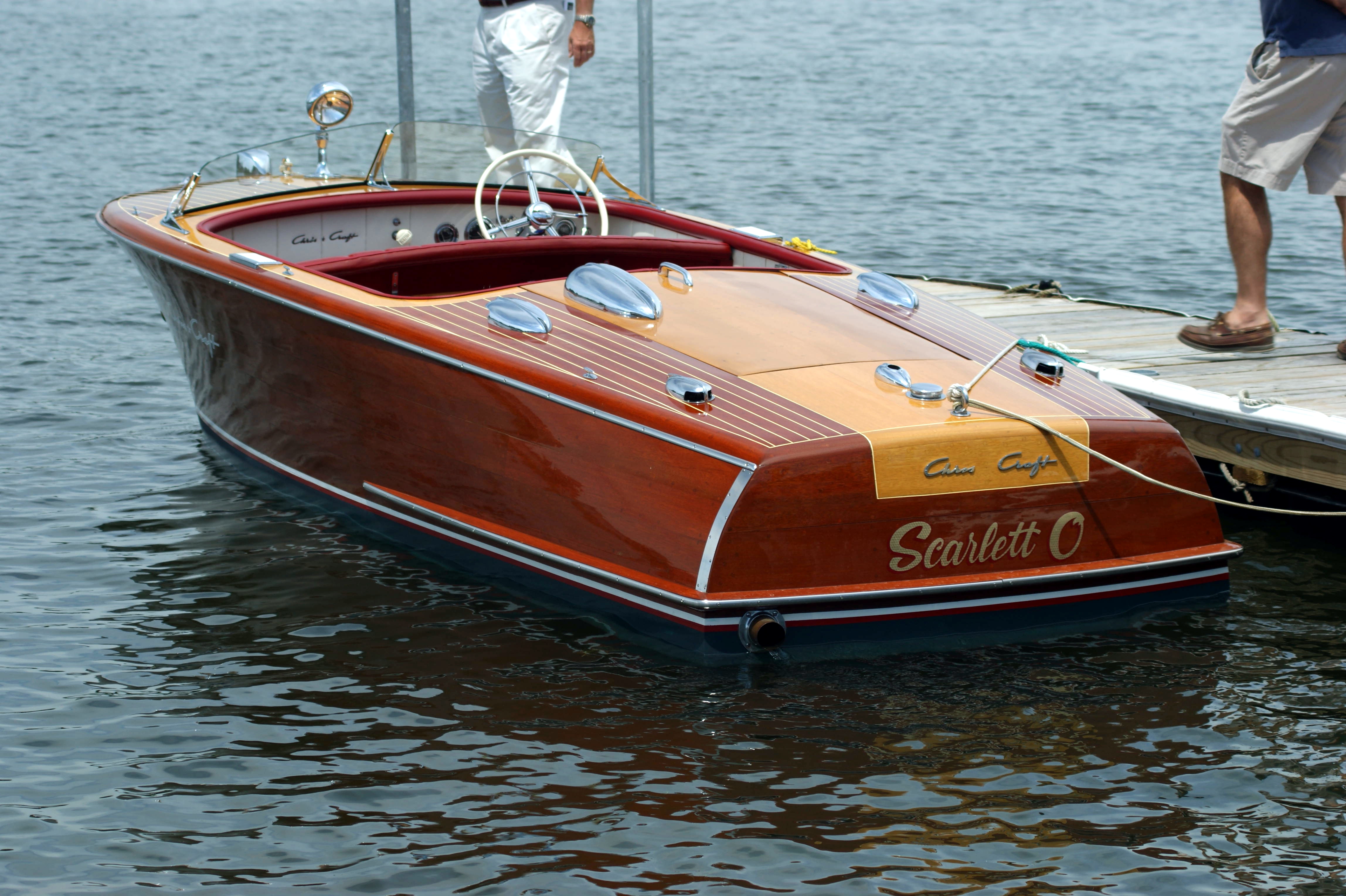 Wooden boat yacht ~ KYK